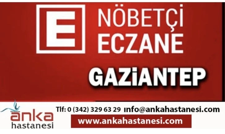 20 Kasım 2022 Gaziantep Nöbetçi EcZaneler