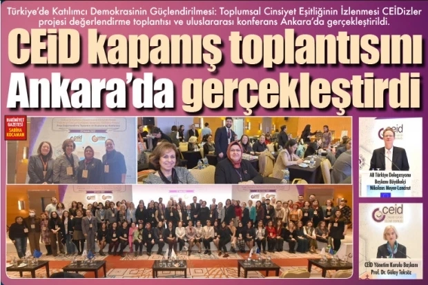 CEİD kapanış toplantısını Ankara'da gerçekleştird