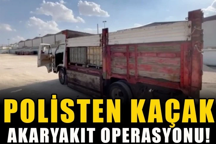 Gaziantep'te bir araçta kaçak akaryakıt ele geçirildi