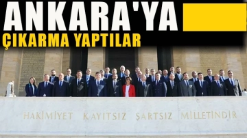 Ankara'ya çıkarma yaptılar