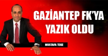 Gaziantep FK'ya yazık oldu