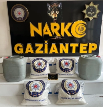 Gaziantep’te uyuşturucu operasyonu: 5 tutuklama
