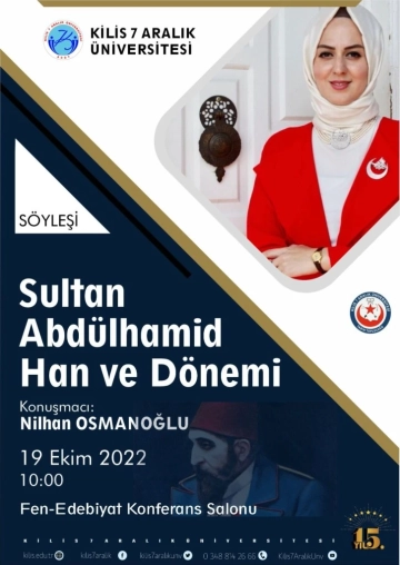 Nilhan Sultan KİYÜ’DE Söyleşi'ye katılacak