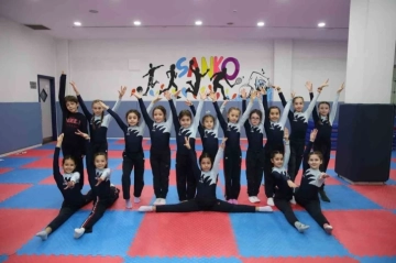 SANKO Okulları öğrencilerinin jimnastik başarısı