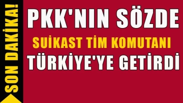 Son Dakika: PKK'nın sözde suikast tim komutanı Burhan Piçak Türkiye'ye getirildi!