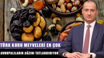 Türk kuru meyveleri en çok Avrupalıların ağzını tatlandırıyor